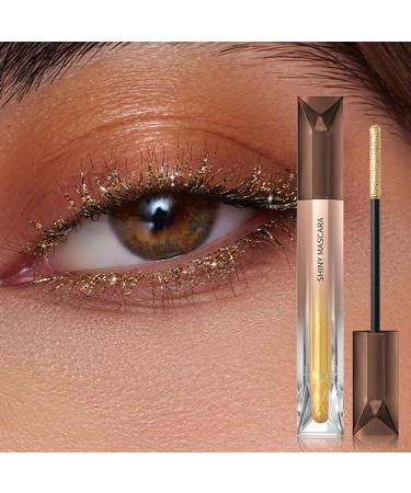  Naqqios Glitter Mascara - Sensational High Lash Mascara Unlimited Length Volume Eye Makeup Waterproof Mascara for Stunning Lashes - Buy Online on GoSupps.com