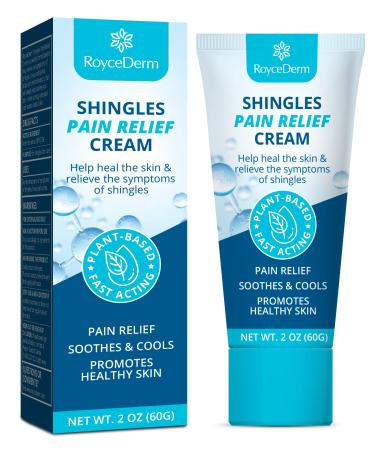 Roycederm Shingles Pain Relief Cream, Shingles Treatment, Shingles Cream, Anti Itch Cream Extra Strength, Fast Relief
