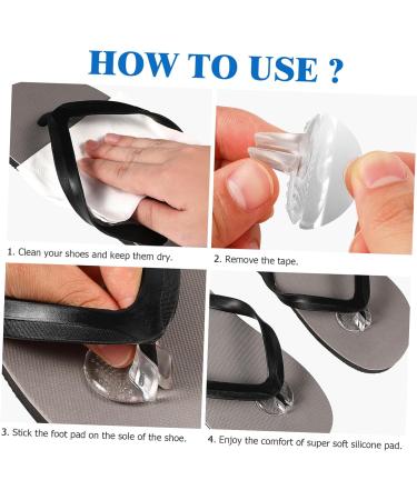 Healeved 12 Pairs Clear Heels for Women - Non-Slip Silicone Thong Sandals & Foot Pads for Comfort & Style - Buy Online on GoSupps.com