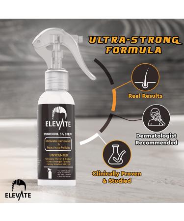 5% Extra Strength Minoxidil Hair Growth Spray - Professional Treatment for Hair Loss - Stimulate Hair Follicles - Men & Women - 100ml - Buy Online on GoSupps.com