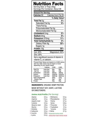 Nutiva Organic Hemp Protein Powder 1.87 lbs | Plant-Based Superfood for Protein Boost - Buy Online on GoSupps.com