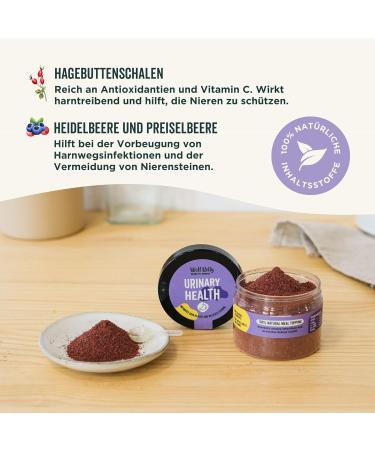 Wolf Belly Cranberry Powder for Dogs & Cats - Natural Bladder Health Struvite Stone Relief & Incontinence Support (60g) - Buy Online on GoSupps.com