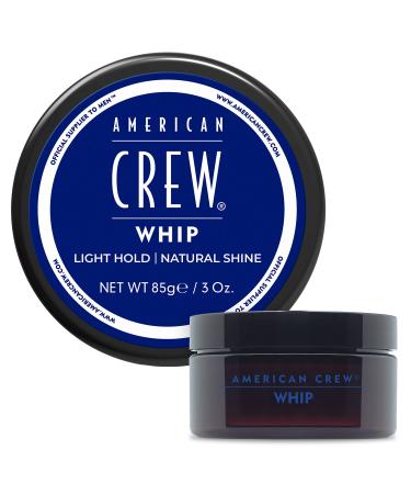 Men's Whip Styling Cream by American Crew (OLD VERSION)  Like Hair Gel with Light Hold with Natural Shine  3 Oz (Pack of 1)