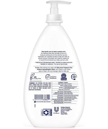 Baby Dove Sensitive Moisture Fragrance-Free Face and Body Lotion - 20 oz - Buy Online on GoSupps.com