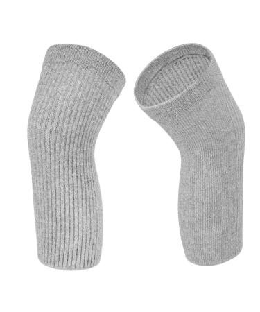 Senior ICare Knee Warmers, Elastic Cotton Knee Sleeves - For Women, Men, Circulation Improvement and Joint Pain Relief for Arthritis Knees, Knitted Binchotan Charcoal Yarn, One Pair, Made in Japan - Buy Online on GoSupps.com