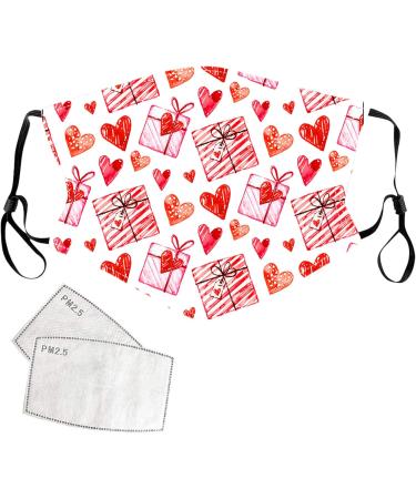 ZQP 1PC+2PCS Christmas Valentine's Day Face_Masks for Adult Resuable Washable Printed Couples Face Bandanas Bride Groom Fashion Letter Design Novelty Face_Cover for Adult Women Men - Buy Online on GoSupps.com