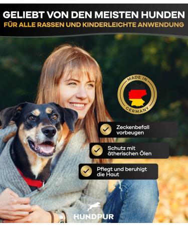 Hundpur Tick Tincture 50ml - Natural Tick & Insect Repellent for Dogs - Essential Oils Against Ticks Fleas Mites & Mosquitoes - Made in Germany - Buy Online on GoSupps.com