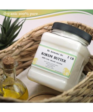Buy Dr. Adorable 2 lb Kokum Butter - Raw 100% Pure Organic Natural - International Shipping Available - Buy Online on GoSupps.com