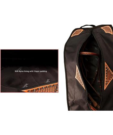Tahoe Premium Durango Western Halter Bridle/Headstall Carry and Storage Bag with Waterproof Padding and Hand-Tooled Leather Accents - Buy Online on GoSupps.com