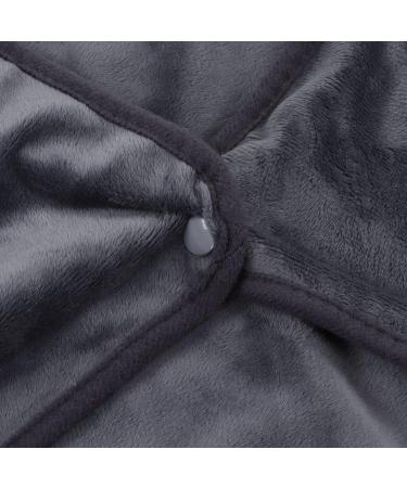 Schal Portable Ceiling - Warm Double-Sided Plush for Office Use | Dark Gray Anti-Shrinkage - Buy Online on GoSupps.com