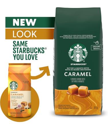 STARBUCKS Caramel Flavoured Ground Coffee 311g Bag Caramel 6 - Buy Online on GoSupps.com