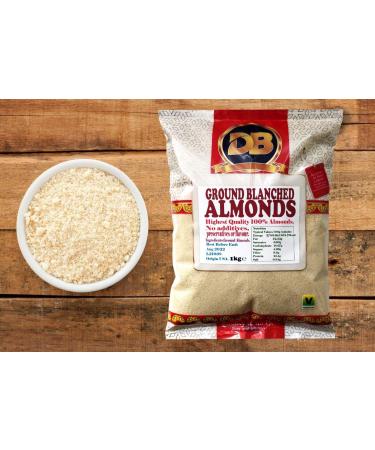 Almond Flour 1kg Blanched Ground Premium Quality Almonds Gluten Free Low Carb and High Fiber Blanched Almond Flour Perfect for Keto Natural Almond Flour Suitable for Vegetarian and Vegan Diets - Buy Online on GoSupps.com