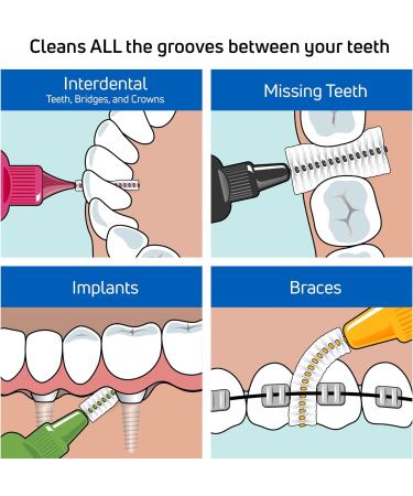 TEPE Interdental Brush Original Soft 0.45mm Pack of 25 - Size 1 Orange - Buy Online on GoSupps.com