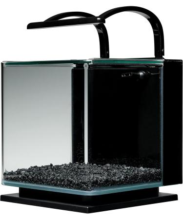 MarineLand Contour Glass Aquarium Kit with Rail Light - 3-Gallon - Buy Online on GoSupps.com