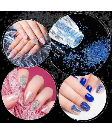 Caviar Beads for Nails - 10 Bottles Micro Pixie Crystals, Multicolor 3D Decorations - Buy Online on GoSupps.com