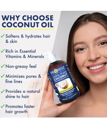 500ml (16oz) PURE COCONUT FRACTIONATED MCT OIL Moisturizes & Nourishes Hair Face and Skin UV Protected Non GMO Made in Canada (500ml) 500 ml (Pack of 1) - Buy Online on GoSupps.com