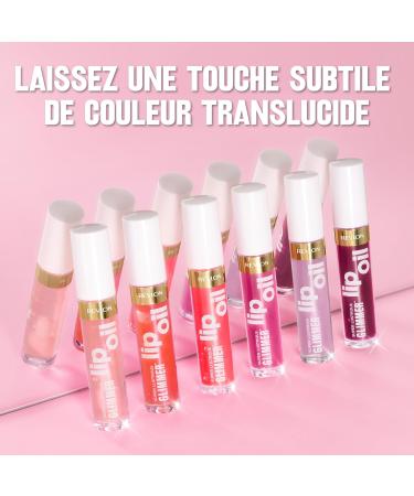 Revlon Super Lustrous Glimmer Lip Oil Huile l vres hydratante Brillance intense non collante Maquillage l vres transparent 003 Glow Mama 3 8 ml - Buy Online on GoSupps.com