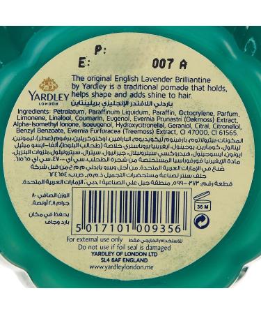 Yardley English Lavender Brilliantine for Men 2.8 oz - Grey (215186) - Buy Online on GoSupps.com