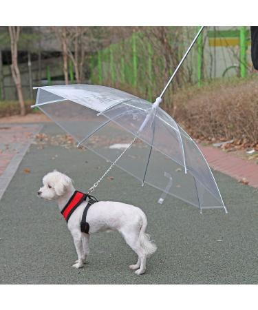 Puppia Authentic Dog Umbrella - White, One Size | Keep Your Pup Dry in Style - Buy Online on GoSupps.com