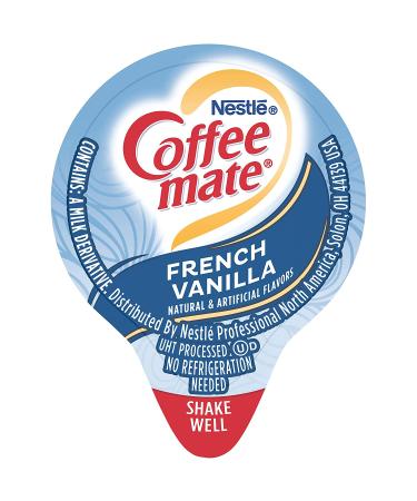 Nestle Coffee mate French Vanilla Liquid Creamer Singles - Box of 180 | Non-Dairy, No Refrigeration Required - Buy Online on GoSupps.com