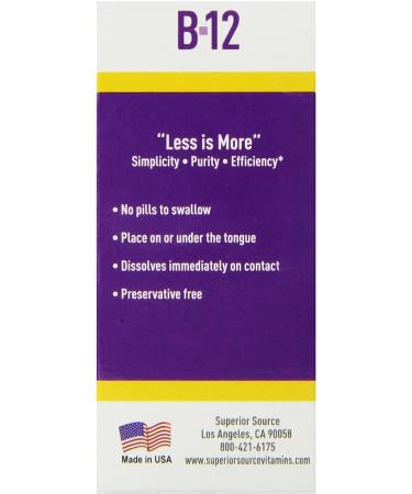 Superior Source Methylcobalamin B-12 5000 mcg - 60 Tablets | Fast Absorption Energy Support - Buy Online on GoSupps.com