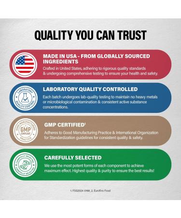 Multivitamin for Men - B-Complex | Whole Foods & Enzymes - Energy Focus & Brain | Men's Health Complex - 46in1 Mens Multivitamin - Bioavailable & Gentle on Stomach - Made in USA - 90 Capsules 1/Day - Buy Online on GoSupps.com