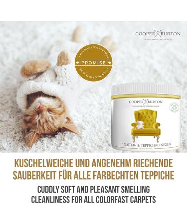 Cooper & Burton Sofa & Carpet Cleaner Concentrate 500g - Sustainable Upholstery & Stain Remover for Car Seats & Couches - Buy Online on GoSupps.com