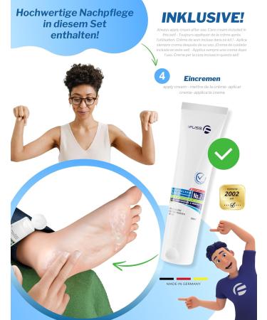 Mr. Fuss Horn Skin Remover Active Solution No.4 - Advanced 4-Part Pack for Safe Corneal & Nail Skin Removal | International Shipping Available - Buy Online on GoSupps.com