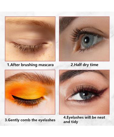 4 Pcs Eyebrow Brush & Comb Set - Professional Eyelash Separator Tool & Spoolies for Perfect Eye Makeup - Remove Clumps & Create Flawless Brows - Buy Online on GoSupps.com
