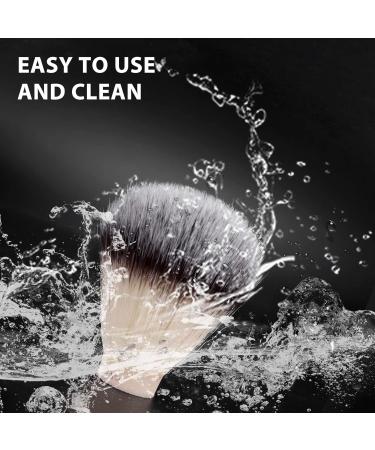 SOFORFREEM 2 Pack Nylon Shaving Brush for Men - Premium Beard Cleaning Tool - Perfect for a Smooth Shave - Buy Online on GoSupps.com