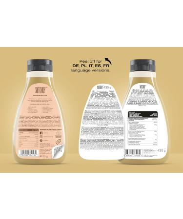 NUTCHUP The First Squeezy Cashew Butter | Delicious Nut Topping | Smooth & Crunchy Pancake Waffle Ice cream Pizza sauce | 435g Bottle (Cashew) - Buy Online on GoSupps.com