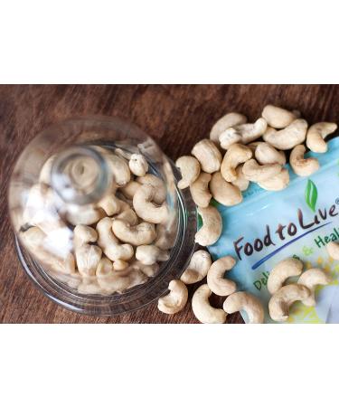 1 lb Raw Cashews - Non-GMO Deluxe Whole Nuts, Unsalted, Unroasted - W-320 Size, Vegan & Kosher - Bulk Packed - Rich in Phosphorus, Magnesium, Copper & Manganese - Buy Online on GoSupps.com