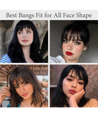 Bangs Hair Clip Fake Blunt Air Bangs Hair Clip-In Extension Synthetic Fake Fringe Natural False hairpiece For Women Clip In Bangs Bangs Clip in Hair (Color : B3 M8 613) - Buy Online on GoSupps.com