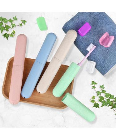 8-Pack Portable Toothbrush Cases - Travel Toothbrush Covers with Ventilation | Family & Business Essentials - Buy Online on GoSupps.com