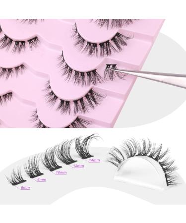 Buy Cat Eye Cluster Lashes - 14mm Natural False Eyelash Extensions | LVMIXWIG B-Natural - Buy Online on GoSupps.com