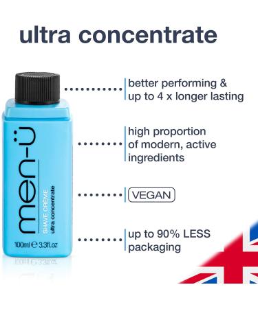 High-Performance Shaving Cream | Tea Tree Oil Formula | Up to 165 Shaves | 100ml with Pump - Buy Online on GoSupps.com