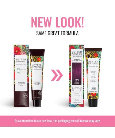 Permanent 6VV Intense Violet Hair Color Dye - Vegan Naturally-Derived 100% Gray Coverage Lasts 8 Weeks - Shop Internationally - Buy Online on GoSupps.com