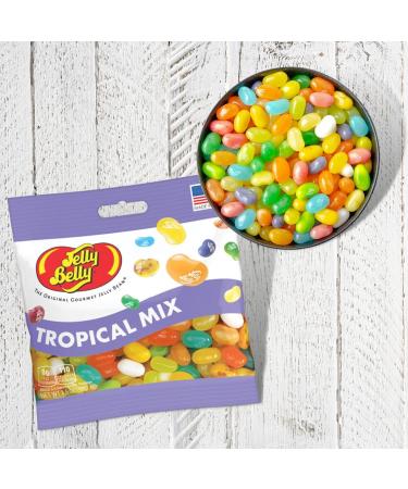 Jelly Belly Tropical Mix Gourmet Jelly Beans 3-Pack Bundle - Christmas & Holidays Candy - Vegan Candy Dairy Free Snacks Kosher Candy Gluten Free Bulk Candy Stocking Stuffers for Teens - Buy Online on GoSupps.com