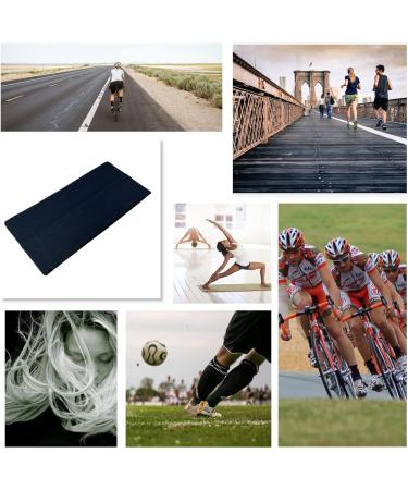 Westend Choice 11cm Plain Stretchy Headband for Women & Men - Navy Blue - Buy Online on GoSupps.com