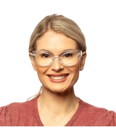 2SeeLife Clear Bold Cat Eye Reading Glasses for Women - Stylish 1.5x Readers for Comfortable Vision - Perfect for All Face Shapes - Buy Online on GoSupps.com
