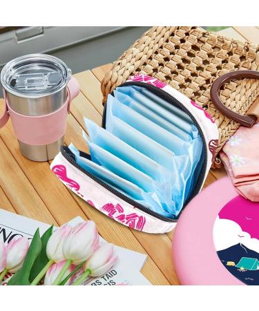MUOOUM Color Love Heart Sanitary Napkin Storage Bag | Portable Menstrual Cup Pouch & Nursing Pad Holder | Multi-colored - Buy Online on GoSupps.com
