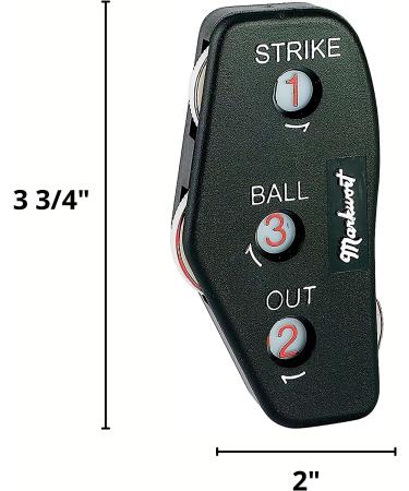 Markwort Plastic 3-Dial Oversized Umpire Indicator - Black - Buy Online on GoSupps.com