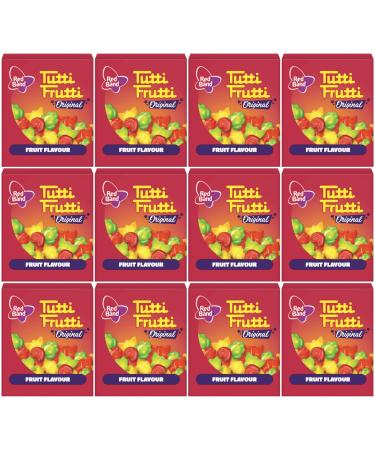 Red Band Red Band Tutti Frutti Original - Fruit Flavour - 12 packs 12 x15 g Fruit Gum