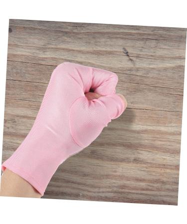 Healeved 2 Pairs Nail Gloves Nail Art Anti-uv Gloves Gel Manicures Gloves Protective Gloves Manicure Uv Gloves Nail Uv Gloves Nail Nails Gel Nail Polish Spandex Fingerless Pink - Buy Online on GoSupps.com