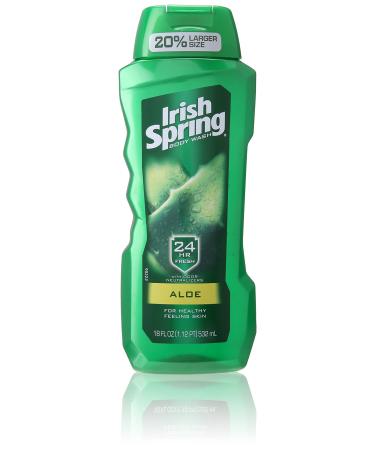 Irish Spring Body Wash  Aloe  18 Fl Oz - Buy Online on GoSupps.com