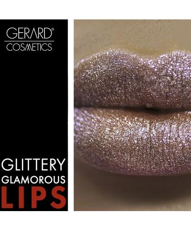 Gerard Cosmetics Glitter Lipstick in Hollywood Blvd - Metallic Finish, Long-Lasting Formula - 0.14 oz - Buy Online on GoSupps.com