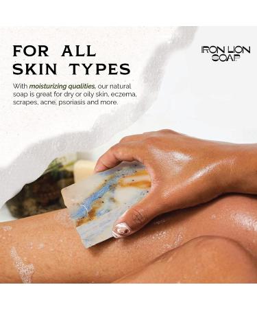 Iron Lion Soap FRUIT FARTS - Organic Vegan All Natural Plant Based Bar Soap for Body, Face, Hands, and Bath - Buy Online on GoSupps.com