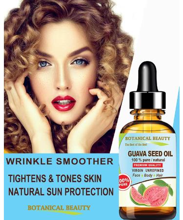 Buy 100% Pure Guava Seed Oil - Unrefined Cold Pressed for Face Skin Hair & Nails | Anti-Aging Vitamin C - 0.5 Fl. Oz. (15 ml - Buy Online on GoSupps.com