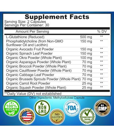 SUPPLEMENTS STUDIO High Absorption Antioxidant & Immune Support Bundle Liposomal Vitamin C 1500mg + Glutathione 500mg + Quercetin with Bromelain Zinc & Whole Food Blend Vegan Non-GMO Capsules - Buy Online on GoSupps.com