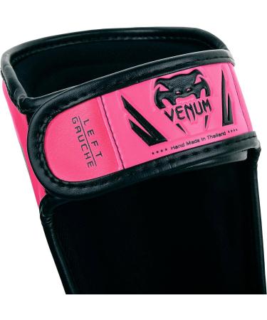 Venum Kids Elite Shinguards Neo Pink - Medium (6-8 Years) | Best Quality for Young Fighters - Buy Online on GoSupps.com